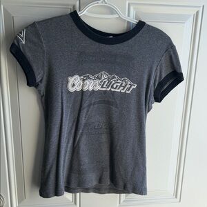 Coors Light Gray Short Sleeve Tee